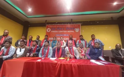 प्रेस सेन्टर नेपाल बाराको पाँचौँ जिल्ला अधिवेशन सम्पन्न, अध्यक्षमा यादव
