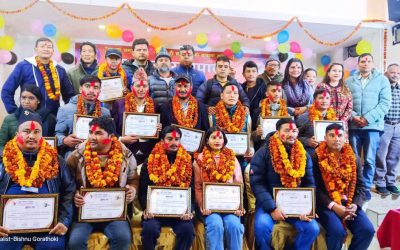 प्रेस सेन्टर दाङको जिल्ला अधिवेशन सम्पन्न, जनक नेपालीको अध्यक्षतामा कार्यसमिति निर्वाचित